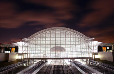 A night view of Gwangmyeong Station