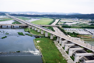 Gapchon bridge KTX