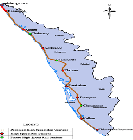 A High-Speed Construction Plan in Kerala in India